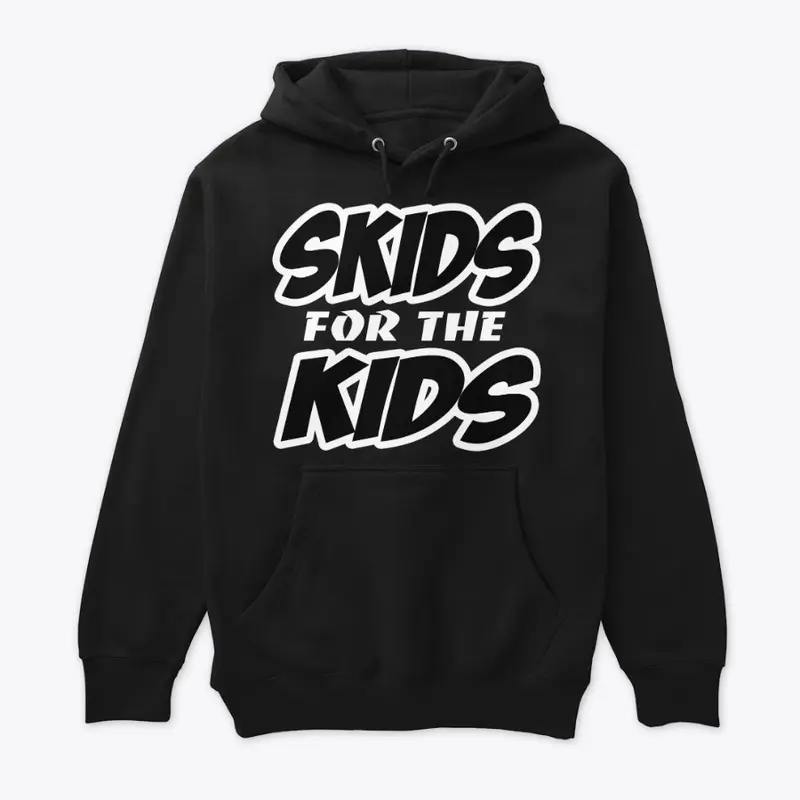 Skids For The Kids (White On Black)